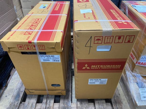 Mitsubishi Heavy Industrial Air Conditioning SRK35ZSP-W Wall 3.5Kw/12000Btu R32 Install Pack